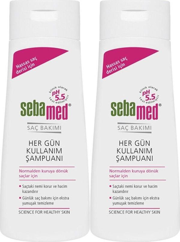 Sebamed Şampuan 400Ml Hergün Kullanım (Tüm Saç Tipleri Için) (2 Li Set) - Image 1