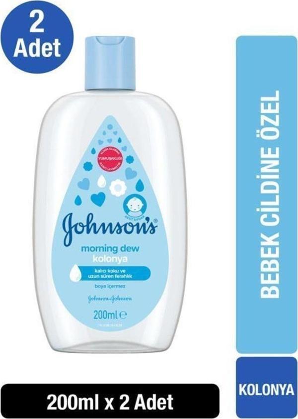 Johnson'S Morning Dew Bebek Kolonyası 200 Ml X2 - Image 1