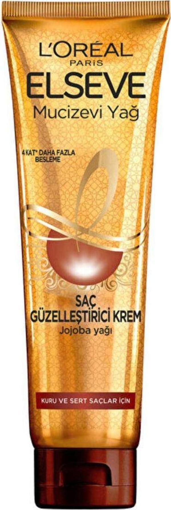 Elseve Mucizevi Yağ Saç Güzelleştirici Krem - Kuru Saçlar - 150Ml - Image 1