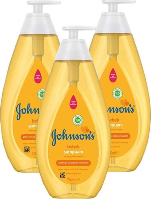 Johnson'S S Baby Bebek Şampuanı 750 Ml 3'Lü Paket - Image 1