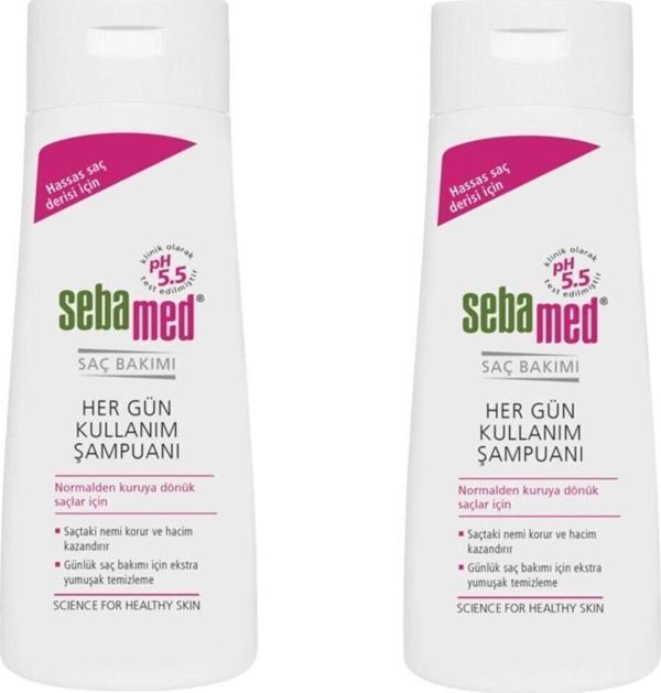Sebamed Şampuan Hergün Kullanım 200 Ml X 2 Adet - Image 1