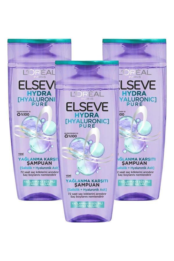 Elseve Şampuan 300 Ml Hydra Pure Yağlanma Karşıtı - Image 1