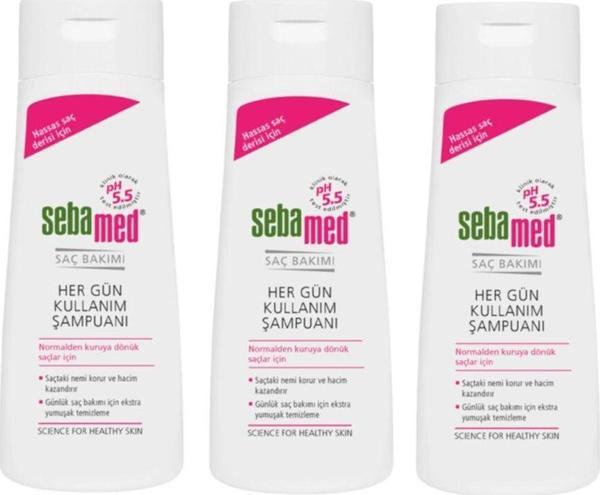 Sebamed Her Gün Kullanım Için Şampuan 200 Ml * 3 Adet - Image 1