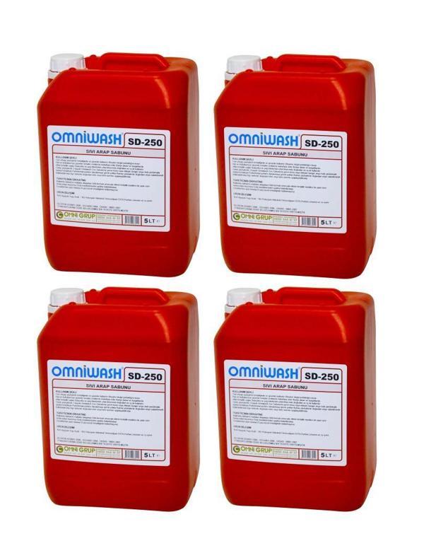 Omniwash SD-250 Sıvı Arap Sabunu 4 x 5000ml - Image 1