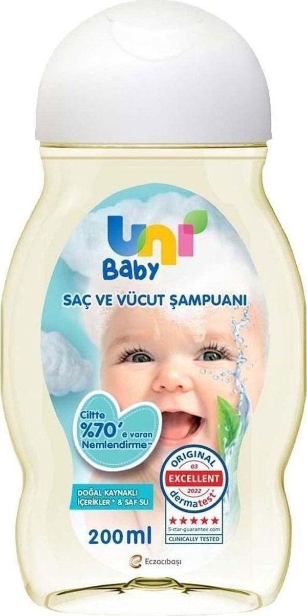 Uni Baby Saç Ve Vucut Şampuanı 200 Ml - Image 1