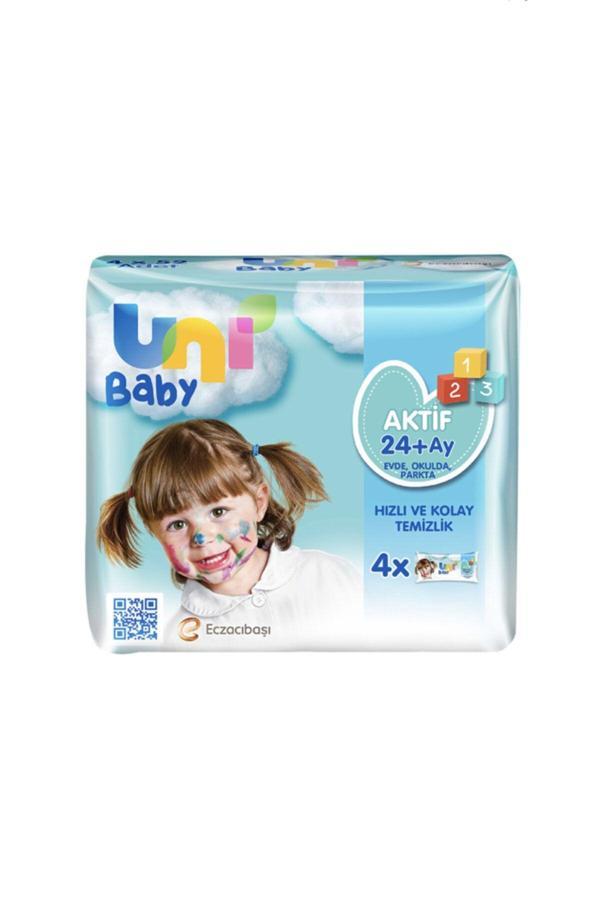 Uni Baby Aktif Oyna Öğren 4X52’Li Islak Mendil - Image 1