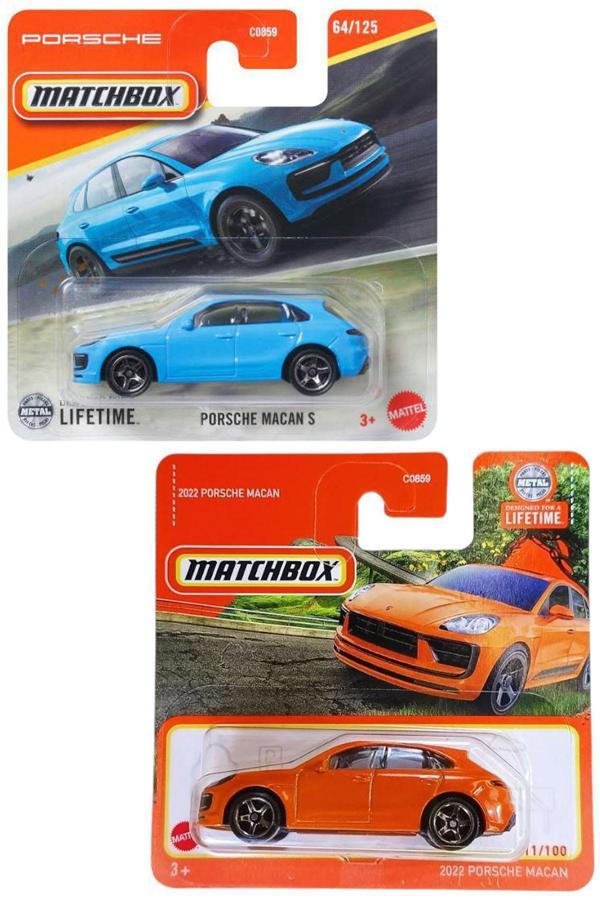 Matchbox 2 Araç Set -2022 Porsche Macan & Porsche Macan S (1/64) - Image 1