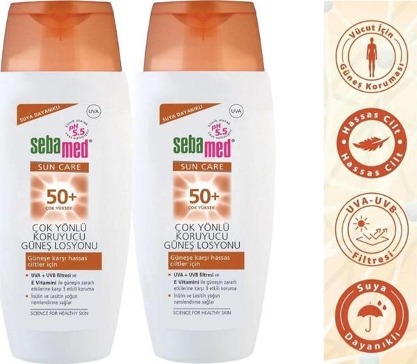 Sebamed 2 Adet Sun Care 50+ Güneş Losyonu 150Mlx2 - Image 1
