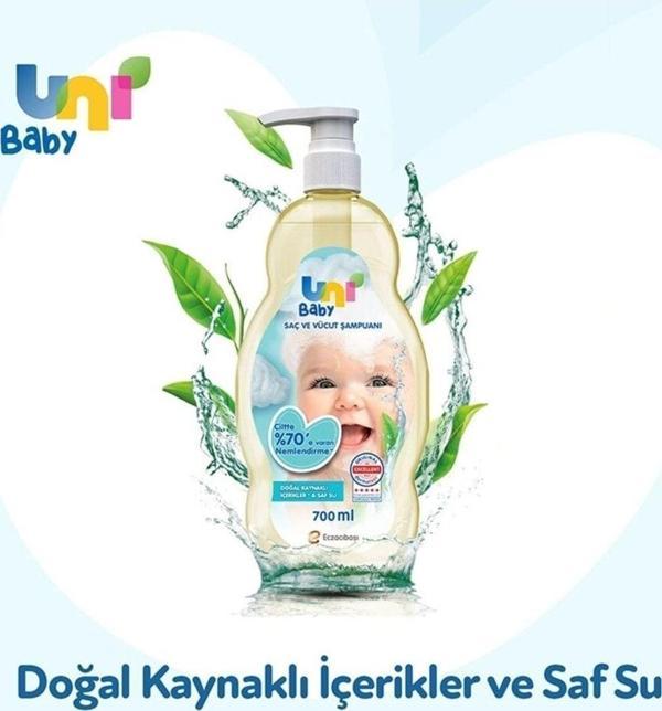 Uni Baby Saç Ve Vücut Şampuan 700 Ml - Image 1