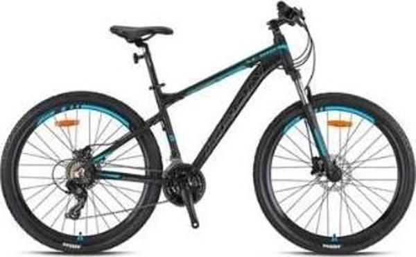 XC 100 - 27.5" MTB - 19' - 21 Vites - H.DISC - Mat Siyah-Gri/Turkuaz - Image 1