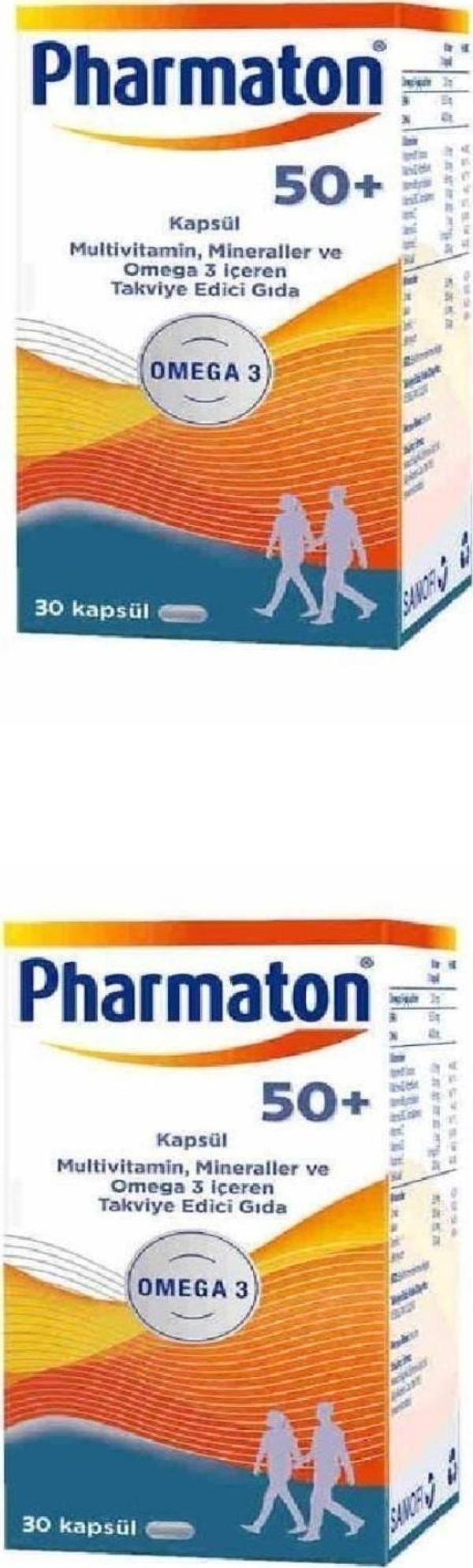 Pharmaton 50 Plus 30 Kapsül 2 Adet - Image 1