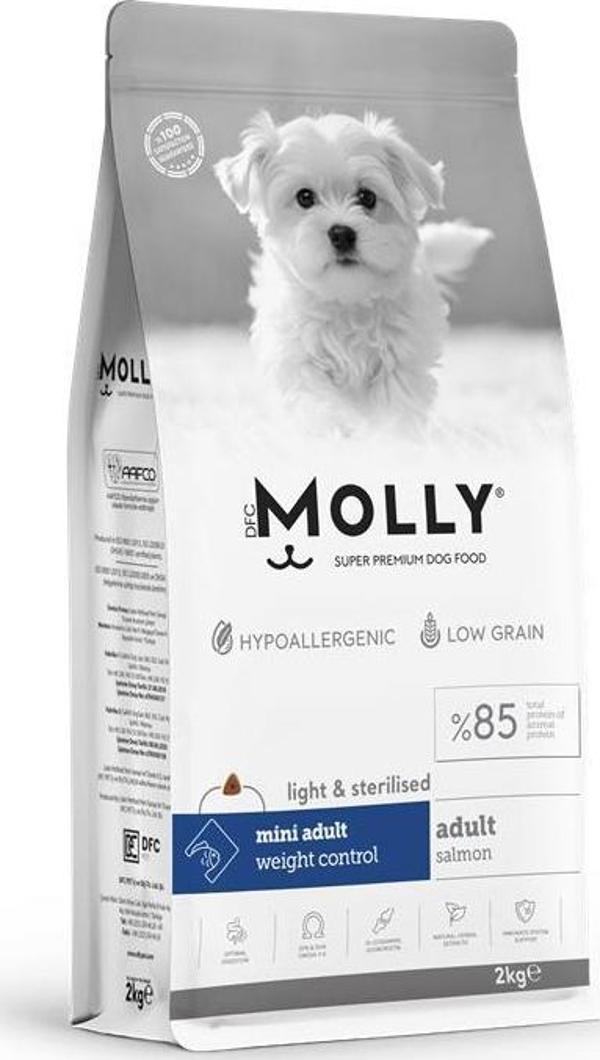 Molly Mini Irk Kısırlaştırılmış Köpek Maması Somonlu 2 Kg - Image 1