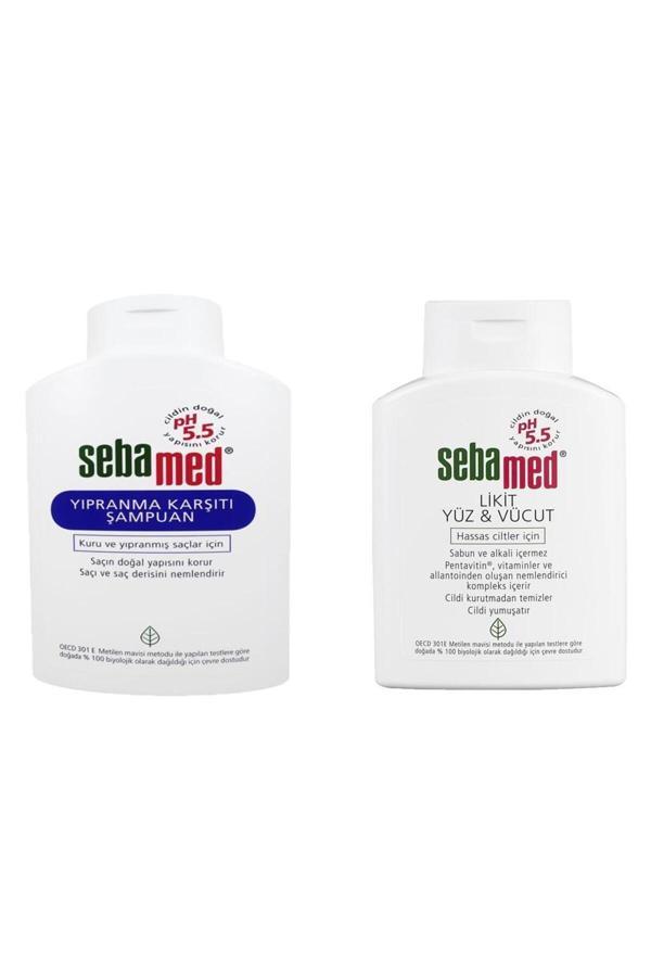 Sebamed Yıpranmış Saçlara Karşı Şampuan 400Ml Ve Yüz & Vücut Yıkama Likiti 200Ml 2Li Set - Image 1