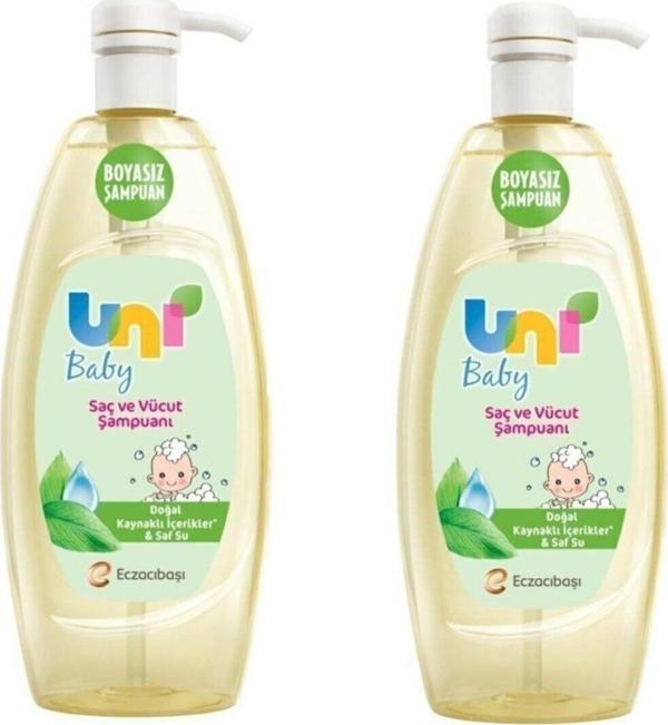 Uni Baby Saç Ve Vücut Şampuanı 700 Ml Unıbaby-Sampuan X2 Set - Image 1