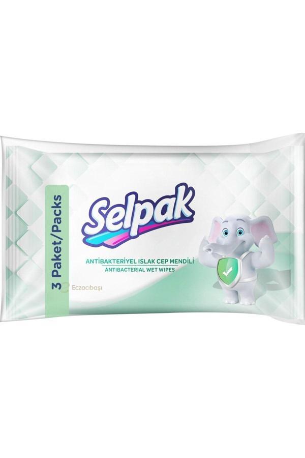Selpak Coco Store 3Lü Islak Cep Mendili - Image 1