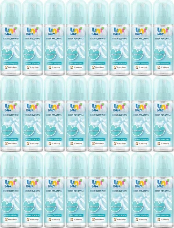 Uni Baby Bebek Kolonyası 150Ml Nemlendiricili/Bebeksi Dokunuş (24 Lü Set) - Image 1