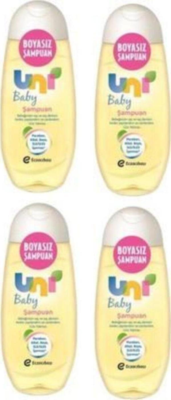 Uni Baby Şampuan 200 Ml*4 Adet Ekonomik Paket - Image 1