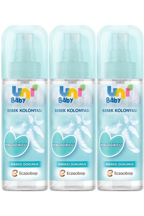 Uni Baby Bebek Kolonyası 150Ml Nemlendiricili/Bebeksi Dokunuş (3 Lü Set) - Image 1