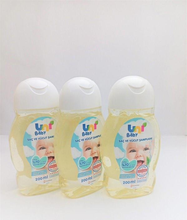 Uni Baby Şampuan 3*200 Ml Şampuan - Image 1