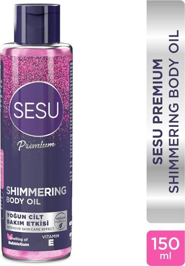Sesu Premium Simli Vücut Yağı 150 Ml - Image 1