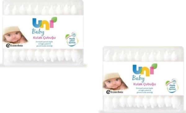 Uni Baby Bebek Kulak Çubuğu 60'Lı X 2 Adet (Bebekler Için) - Image 1