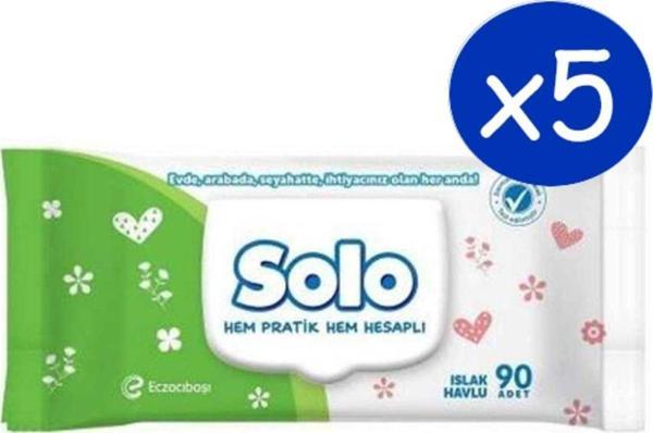 Solo 5 Paket Bahar Tazeliği Islak Mendili - Image 1