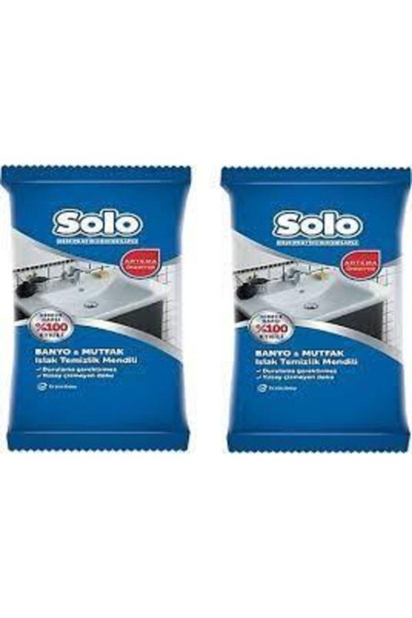 Solo Banyo & Mutfak Islak Temizlik Mendili 40 Yaprakli X 2 Adet - Image 1