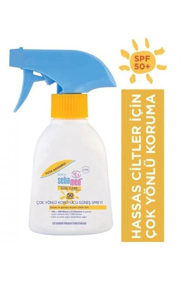 Sebamed Baby Sun Çok Yönlü Koruyucu Güneş Spreyi 50Spf 200 Ml - Image 1