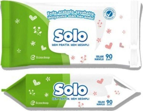 Solo Islak Havlu 90 Yaprak 2 Paket - Image 1