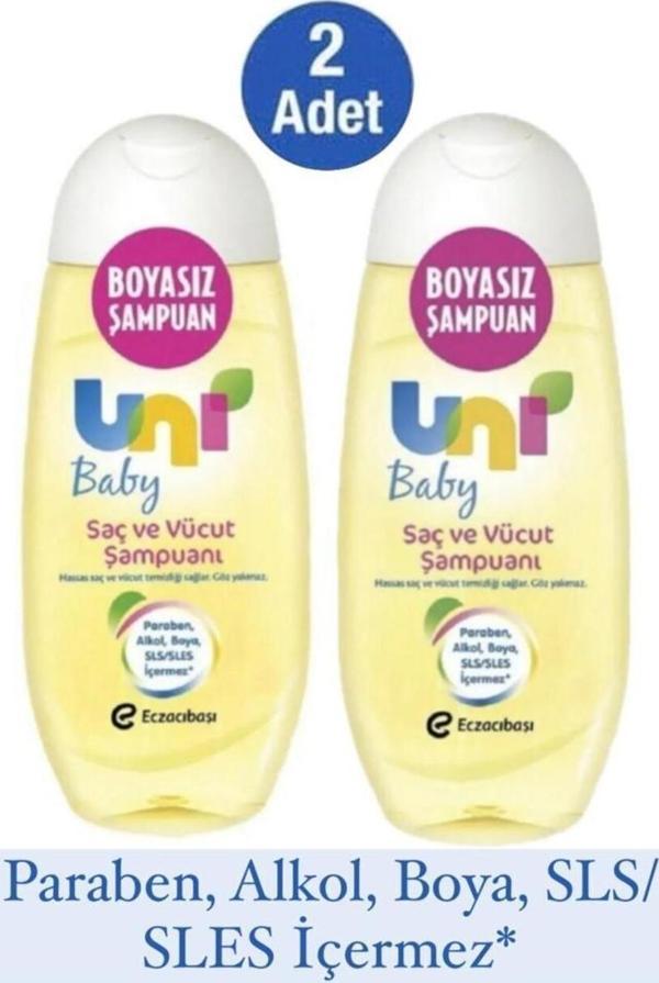 Uni Baby Boyasız Şampuan 200 Ml 2 Adet - Image 1