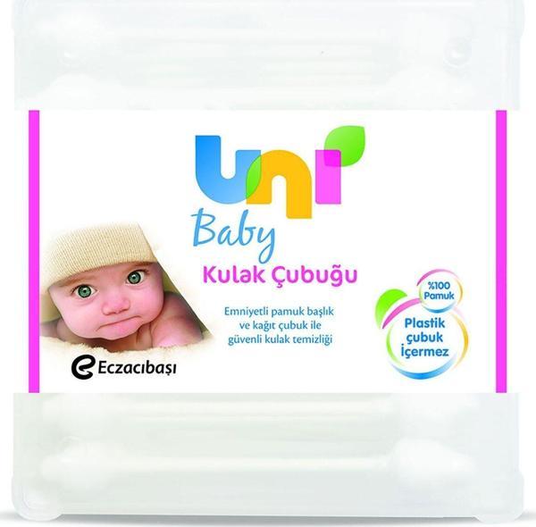 Uni Baby Emniyetli Kulak Çubuğu 60'Lı - Image 1
