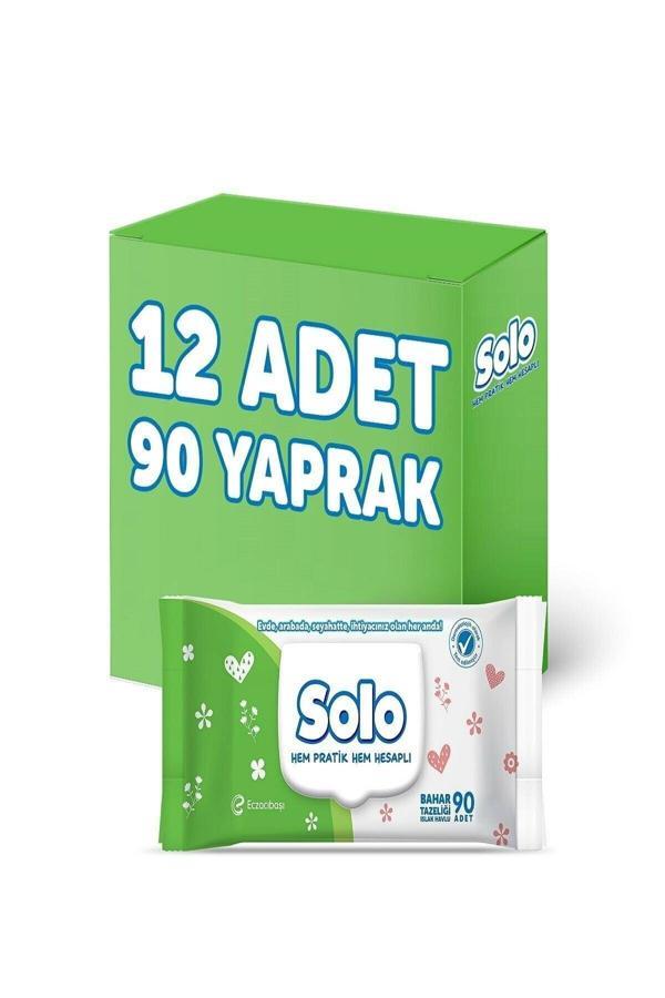 Solo Islak Havlu Kapaklı 90 Yaprak X 12'Li Set - Image 1