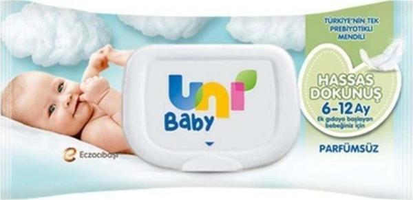 Uni Baby Hassas Dokunuş Islak Mendil 52 Yaprak - Image 1