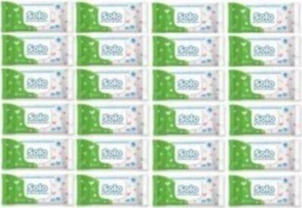 Solo Islak Havlu Kapaklı 90X24 Paket Toplam 2160 Yaprak - Image 1