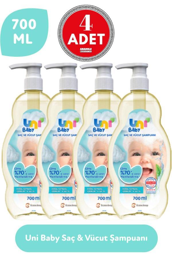 Uni Baby Şampuan 700 Ml 4 Adet - Image 1