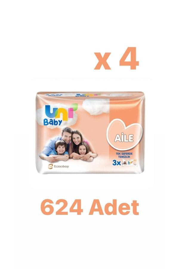 Uni Baby Islak Havlu Aile 52 Li 12 Adet - Image 1