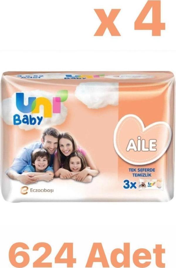 Uni Baby Islak Havlu Aile 52 Li 12 Adet - Image 1