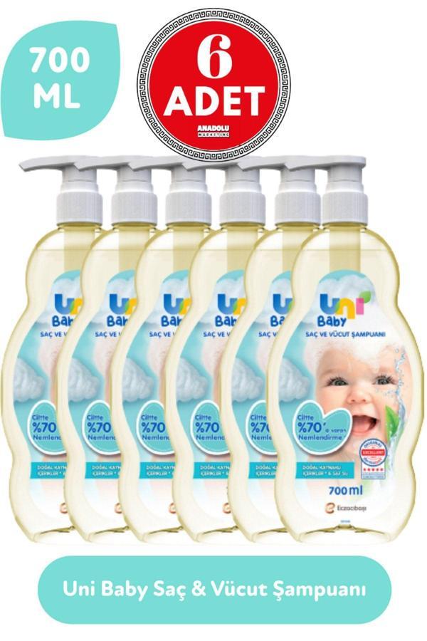 Uni Baby Şampuan 700 Ml 6 Adet - Image 1