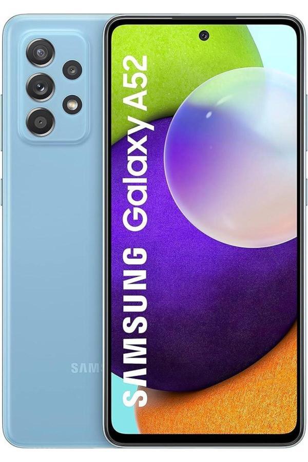 SAMSUNG Galaxy A52 Mavi 128 GB 8 GB Ram YENİLENMİŞ ÜRÜN (Sıfır Gibi) - Image 1