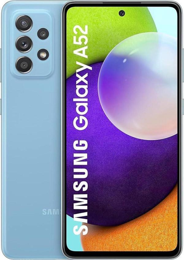 SAMSUNG Galaxy A52 Mavi 128 GB 8 GB Ram YENİLENMİŞ ÜRÜN (Sıfır Gibi) - Image 1