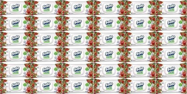 Solo Islak Havlu Mendil 50 Yaprak Elma Sirkesi & Karbonat (36 Lı Set) (12Pk*3) 1800 Yaprak - Image 1