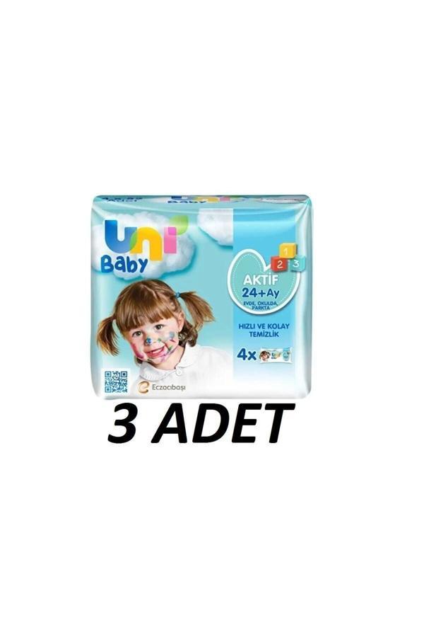 Uni Baby Islak Havlu Aktif 4X52 Adet (3 Adet) - Image 1