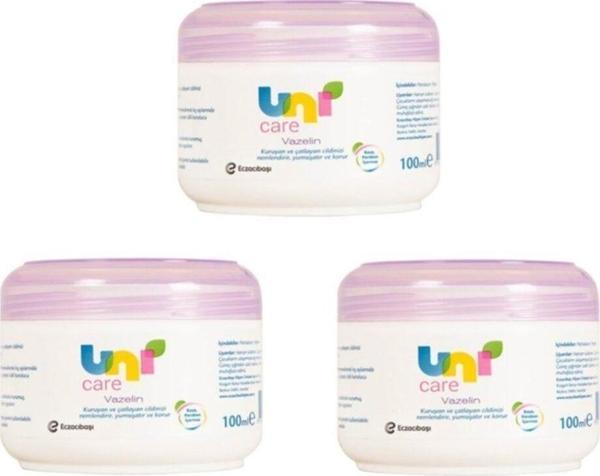 Uni Baby Uni Care Vazelin 100 Ml X 3 Adet - Image 1