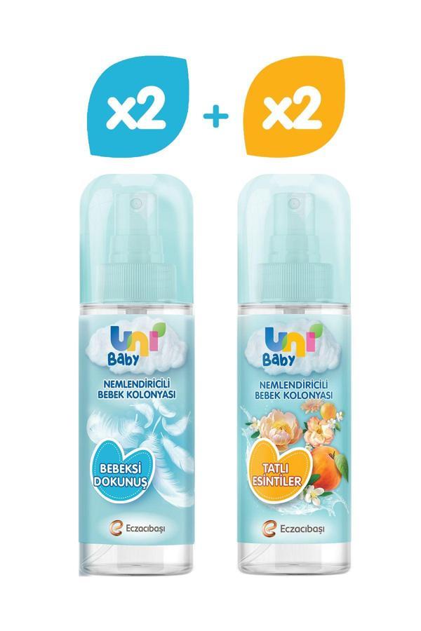 Uni Baby Kolonya Bebeksi Kokular 2'Li & Tatlı Esintiler 2'Li 600 Ml - Image 1