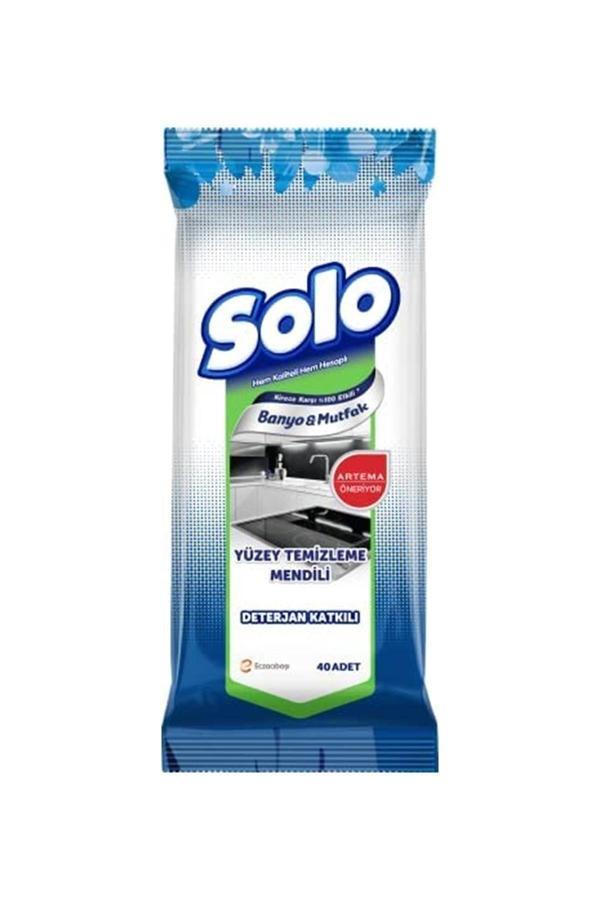 Solo Mutfak Banyo Islak Temizleme Mendili 40Li - Image 1
