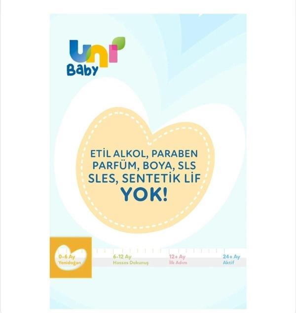 Uni Baby Yenidoğan Bebek Islak Mendil 0-6 Ay 18X40 Adet - Image 1