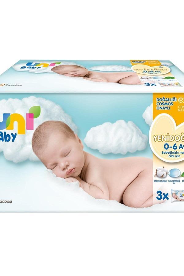Uni Baby Yenidoğan Islak Mendil 3X40 Adet Islak Mendil - Image 1