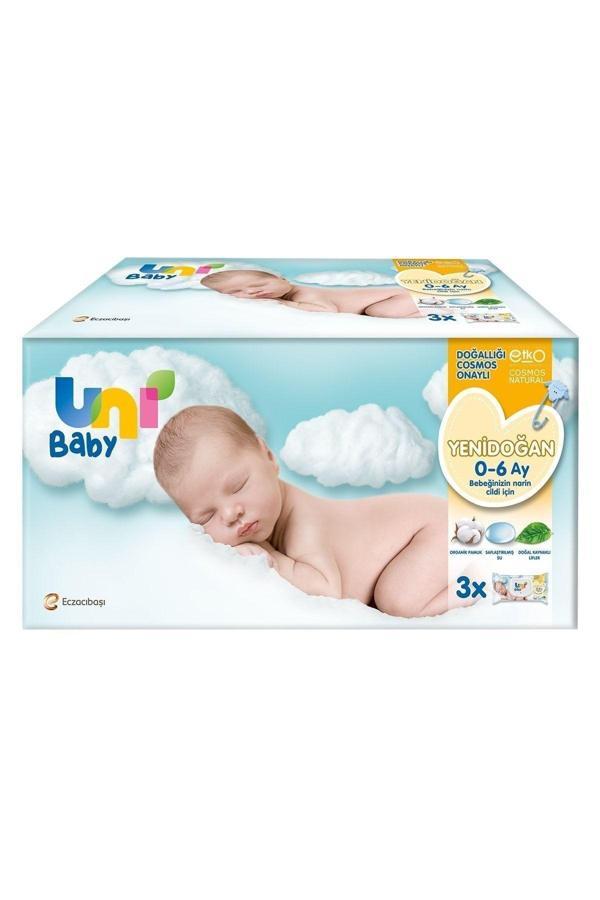 Uni Baby Yenidoğan Islak Mendil 6'Lı 240 Yaprak - Image 1