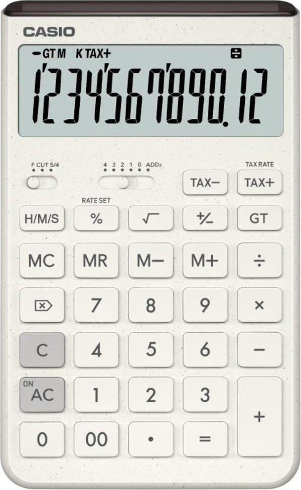 Casio Jt-200T-We 12 Hane Beyaz Masa Üstü Hesap Makinesi - Image 1