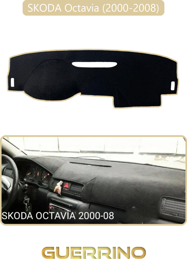 Ett Skoda Octavia (2000-2008)Torpido Koruma Halısı Bej Kenar  - Image 1